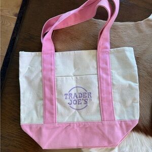 Pink and Cream Tote Bag